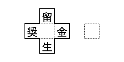 三文字熟語の交差点チュートリアル